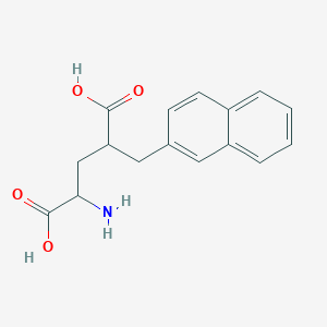 molecular formula C16H17NO4 B13887670 (2R,4R)-4-(naphthalen-2-ylmethyl)glutamicacid 