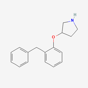 3-(2-Benzylphenoxy)pyrrolidine