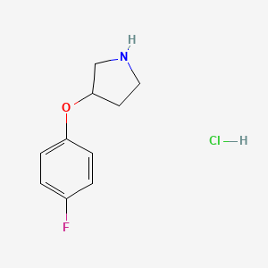 3-(4-Fluorophenoxy)pyrrolidine hydrochloride