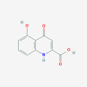 molecular formula C10H7NO4 B13887723 5-hydroxy-4-oxo-1H-quinoline-2-carboxylic acid 