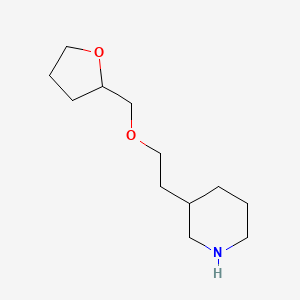 3-[2-(Tetrahydro-2-furanylmethoxy)ethyl]piperidine