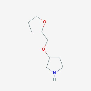 3-(Tetrahydro-2-furanylmethoxy)pyrrolidine
