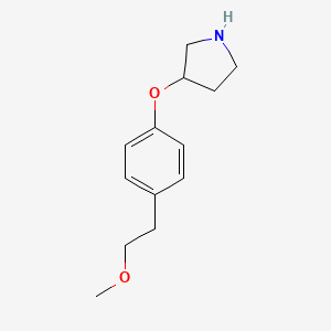 4-(2-Methoxyethyl)phenyl 3-pyrrolidinyl ether
