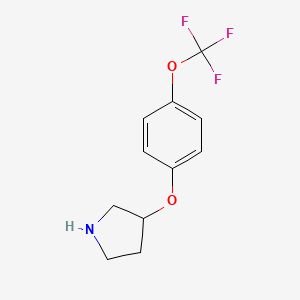 3-[4-(Trifluoromethoxy)phenoxy]pyrrolidine