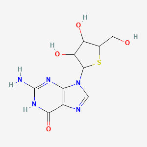 molecular formula C10H13N5O4S B13887926 4'-Thioguanosine 