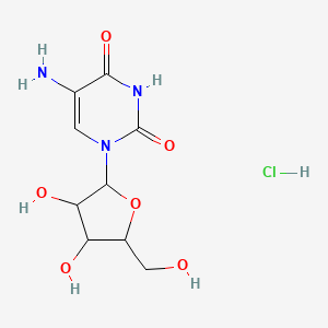 molecular formula C9H14ClN3O6 B13887977 5-Aminouridine hydrochloride 