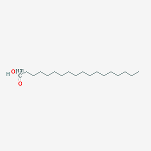 molecular formula C18H36O2 B013888 Octadecanoic acid-1-13C CAS No. 85541-42-0