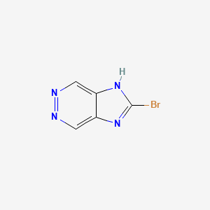 molecular formula C5H3BrN4 B13888025 2-bromo-1H-imidazo[4,5-d]pyridazine 