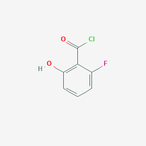 molecular formula C7H4ClFO2 B1388806 2-Fluoro-6-hydroxybenzoyl chloride CAS No. 214752-63-3