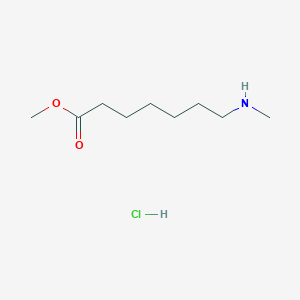 molecular formula C9H20ClNO2 B13888068 Methyl 7-(methylamino)heptanoate hydrochloride CAS No. 1316216-09-7