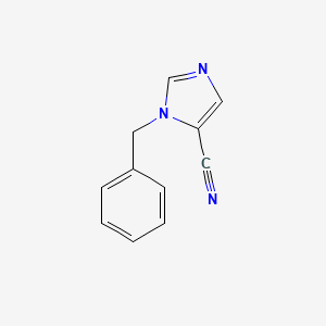 molecular formula C11H9N3 B13888073 3-Benzylimidazole-4-carbonitrile 