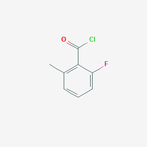 molecular formula C8H6ClFO B1388809 2-Fluoro-6-methylbenzoyl chloride CAS No. 535961-78-5