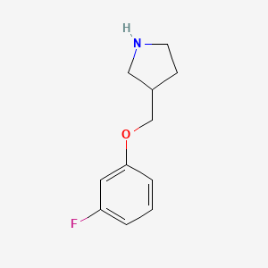 3-[(3-Fluorophenoxy)methyl]pyrrolidine
