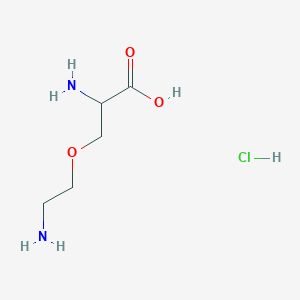 molecular formula C5H13ClN2O3 B13888139 DL-4-Oxalysine dihydrochloride 