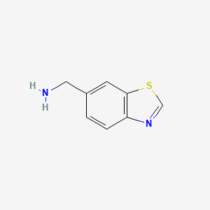 molecular formula C8H8N2S B1388815 6-(Aminomethyl)benzothiazole CAS No. 499770-92-2