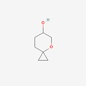 molecular formula C7H12O2 B13888165 4-Oxaspiro[2.5]octan-6-ol 