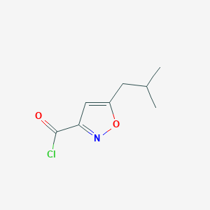 5-Isobutylisoxazole-3-carbonyl chloride