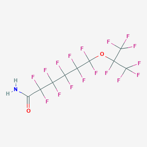 molecular formula C9H2F17NO2 B1388822 Perfluoro-6-isopropoxyhexanamide CAS No. 29952-92-9