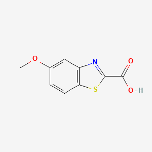 molecular formula C9H7NO3S B1388825 5-Methoxybenzo[d]thiazole-2-carboxylic acid CAS No. 90322-41-1