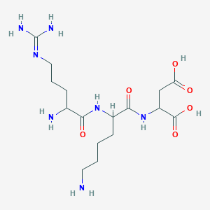 molecular formula C16H31N7O6 B13888277 Thymopoietin II (32-34) 