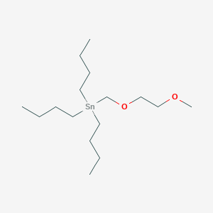 molecular formula C16H36O2Sn B13888342 Tributyl-(2-methoxyethoxymethyl)-tin 