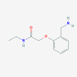 molecular formula C11H16N2O2 B13888344 2-[2-(Aminomethyl)phenoxy]-N-ethylacetamide 