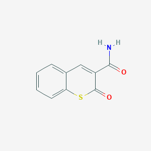 molecular formula C10H7NO2S B13888354 2-oxo-2H-1-Benzothiopyran-3-carboxamide CAS No. 1014-15-9