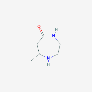 molecular formula C6H12N2O B1388836 7-Methyl-1,4-diazepan-5-one CAS No. 90673-37-3