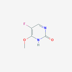 molecular formula C5H5FN2O2 B1388837 5-Fluoro-6-methoxypyrimidin-2(1H)-one CAS No. 22462-35-7