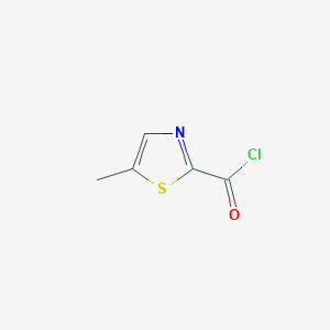 molecular formula C5H4ClNOS B1388838 5-Methyl-1,3-thiazole-2-carbonyl chloride CAS No. 61291-22-3