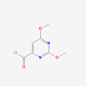 molecular formula C7H7ClN2O3 B1388839 2,6-Dimethoxypyrimidine-4-carbonyl chloride CAS No. 52759-24-7