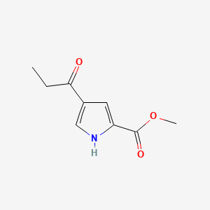 molecular formula C9H11NO3 B1388850 methyl 4-propionyl-1H-pyrrole-2-carboxylate CAS No. 1135282-93-7