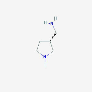 molecular formula C6H14N2 B1388851 (R)-(1-Methylpyrrolidin-3-yl)methanamine CAS No. 1207541-15-8