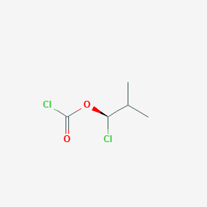 molecular formula C5H8Cl2O2 B13888536 [(1R)-1-chloro-2-methylpropyl] carbonochloridate 