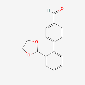 2'-(1,3-Dioxolan-2-yl)[1,1'-biphenyl]-4-carbaldehyde