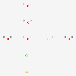 molecular formula ClFeH12O6- B13888640 Iron;chloride;hexahydrate 