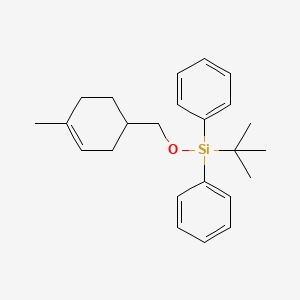 molecular formula C24H32OSi B13888708 Tert-butyl((4-methylcyclohex-3-en-1-yl)methoxy)diphenylsilane 