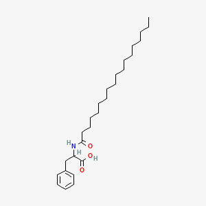molecular formula C27H45NO3 B13888722 2-(Octadecanoylamino)-3-phenylpropanoic acid 