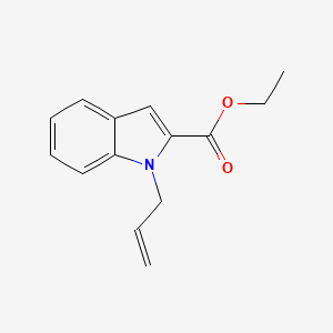 molecular formula C14H15NO2 B13888903 Ethyl 1-allyl-1H-indole-2-carboxylate 