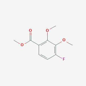 molecular formula C10H11FO4 B13888917 Methyl 4-fluoro-2,3-dimethoxybenzoate 