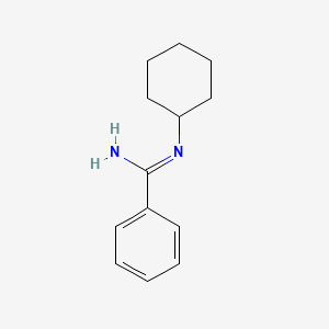 molecular formula C13H18N2 B13888939 N-Cyclohexylbenzamidine 