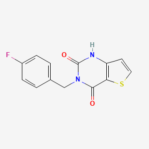 B1388895 3-(4-fluorobenzyl)thieno[3,2-d]pyrimidine-2,4(1H,3H)-dione CAS No. 1232807-82-7