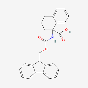 molecular formula C26H23NO4 B1388899 Fmoc-1-amino-1,2,3,4-tetrahydro-naphthalene-1-carboxylic acid CAS No. 898404-95-0