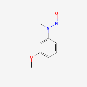 molecular formula C8H10N2O2 B13889165 N-(3-methoxyphenyl)-N-methylnitrous amide CAS No. 18559-18-7
