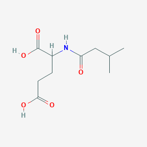 molecular formula C10H17NO5 B13889192 N-(3-Methylbutanoyl)glutamic acid 