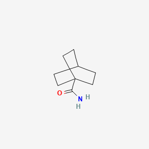 molecular formula C9H15NO B13889319 Bicyclo[2.2.2]octane-1-carboxamide 