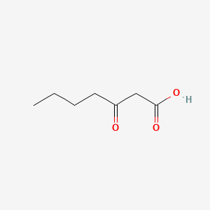 molecular formula C7H12O3 B13889361 3-Oxoheptanoic acid CAS No. 63563-21-3