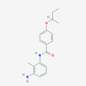 N-(3-Amino-2-methylphenyl)-4-(sec-butoxy)benzamide