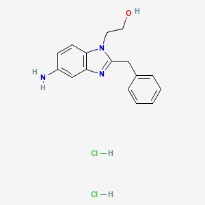 2-(5-Amino-2-benzyl-benzoimidazol-1-yl)-ethanol dihydrochloride