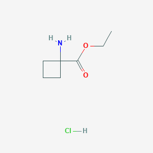molecular formula C7H14ClNO2 B138894 Ethyl 1-aminocyclobutanecarboxylate hydrochloride CAS No. 145143-60-8